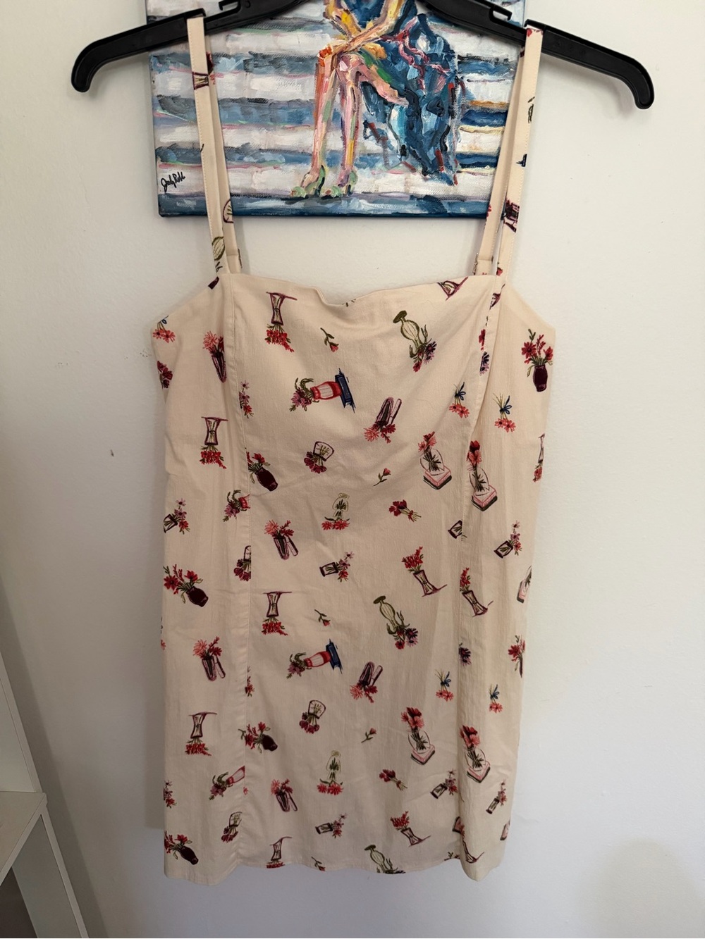 Abercrombie & Fitch XL Floral Vase Print Slip Dress